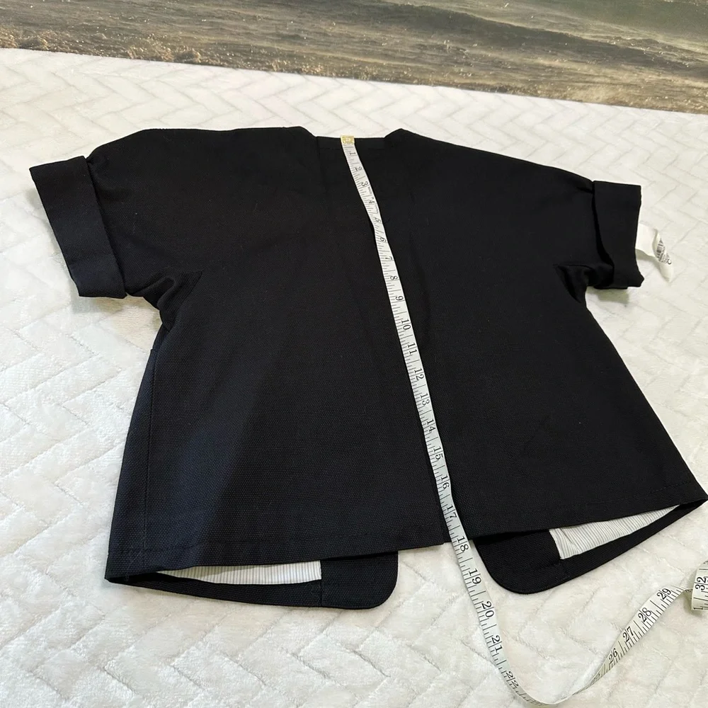 Euc $78 Martin & + And Osa Suit Coat Jacket Blazer Black Short Cuff Sleeve 2 XS - Picture 11 of 14